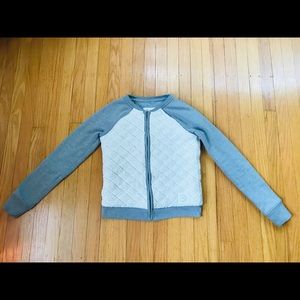 Abercrombie Kids white/grey jacket XL
